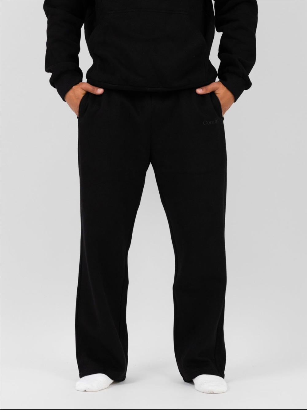 Comfrt Signature straight leg black Sweatpants